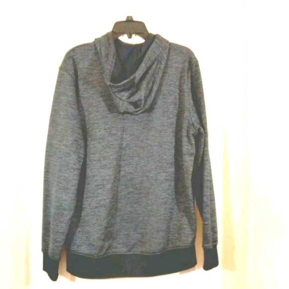 Under Armour ColdGear Mens Gray Loose Fit Pullover Hoodie. Mock Neck - Picture 2 of 5